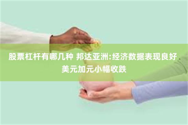 股票杠杆有哪几种 邦达亚洲:经济数据表现良好 美元加元小幅收跌