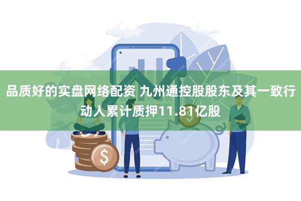 品质好的实盘网络配资 九州通控股股东及其一致行动人累计质押11.81亿股