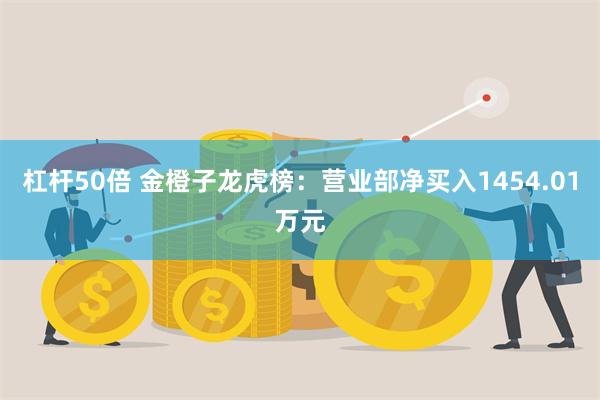 杠杆50倍 金橙子龙虎榜：营业部净买入1454.01万元